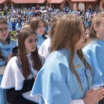 Pielgrzymka DSM do Szczepanowa - błogosławieństwo przewodniczek