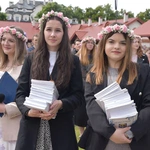 Pielgrzymka DSM do Szczepanowa - błogosławieństwo przewodniczek