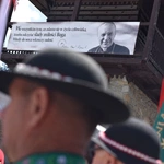 Wmurowanie kamienia węgielnego w Ochotnicy Dolnej