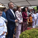 Wmurowanie kamienia węgielnego w Ochotnicy Dolnej
