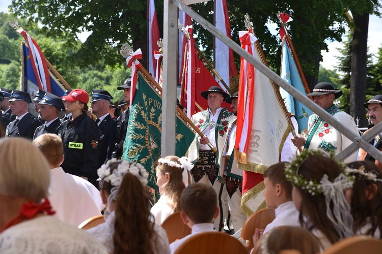 Wmurowanie kamienia węgielnego w Ochotnicy Dolnej