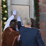 Wmurowanie kamienia węgielnego w Ochotnicy Dolnej