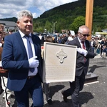 Wmurowanie kamienia węgielnego w Ochotnicy Dolnej