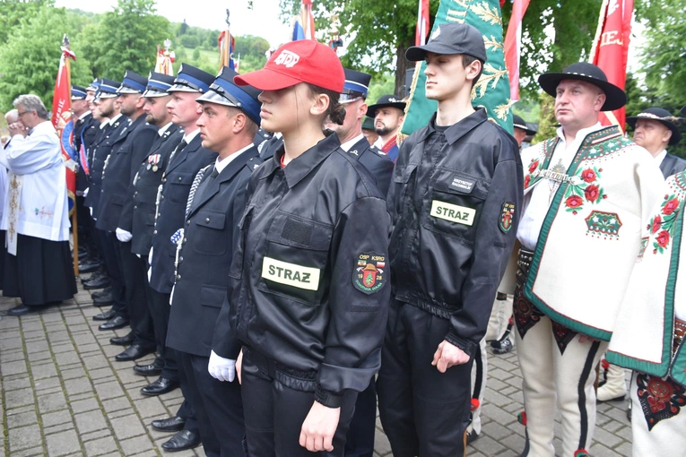 Wmurowanie kamienia węgielnego w Ochotnicy Dolnej