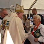 Wmurowanie kamienia węgielnego w Ochotnicy Dolnej