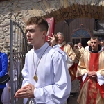 Wmurowanie kamienia węgielnego w Ochotnicy Dolnej