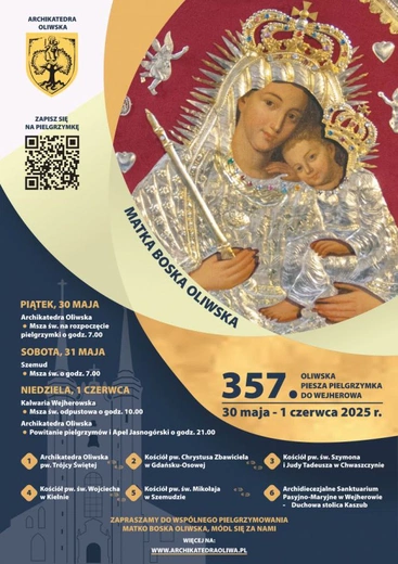Z Oliwy do Wejherowa - po raz 357. najstarszym pielgrzymim szlakiem Pomorza