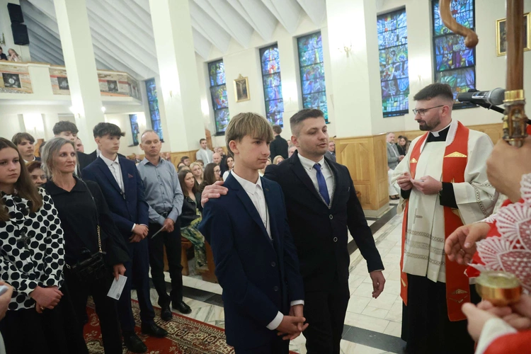Bierzmowanie u Jana Nepomucena w Bochni