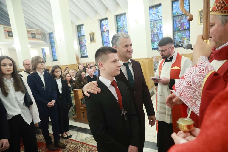 Bierzmowanie u Jana Nepomucena w Bochni