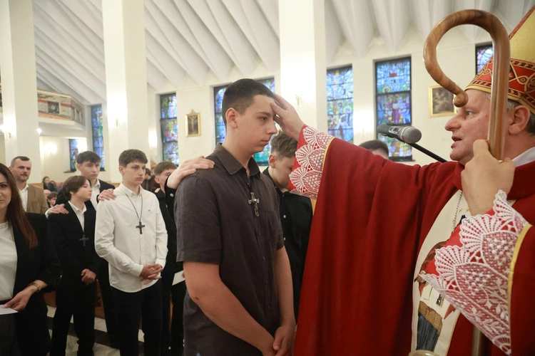 Bierzmowanie u Jana Nepomucena w Bochni