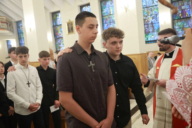 Bierzmowanie u Jana Nepomucena w Bochni