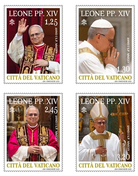 Leon XIV od dziś na watykańskich znaczkach pocztowych