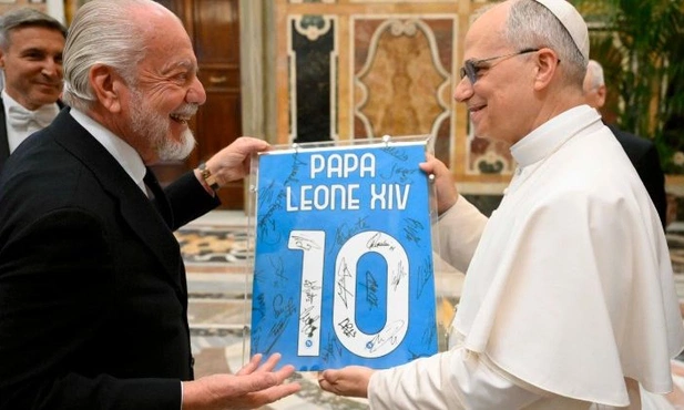 Leon XIV przyjął piłkarzy Napoli, tegorocznego mistrza Włoch