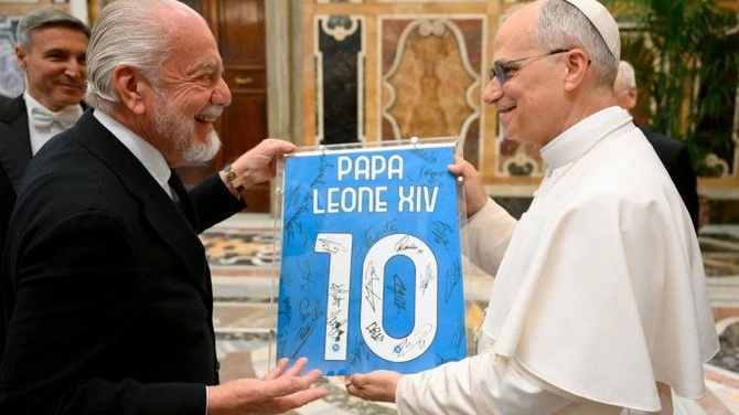 Leon XIV przyjął piłkarzy Napoli, tegorocznego mistrza Włoch