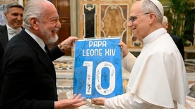 Leon XIV przyjął piłkarzy Napoli, tegorocznego mistrza Włoch