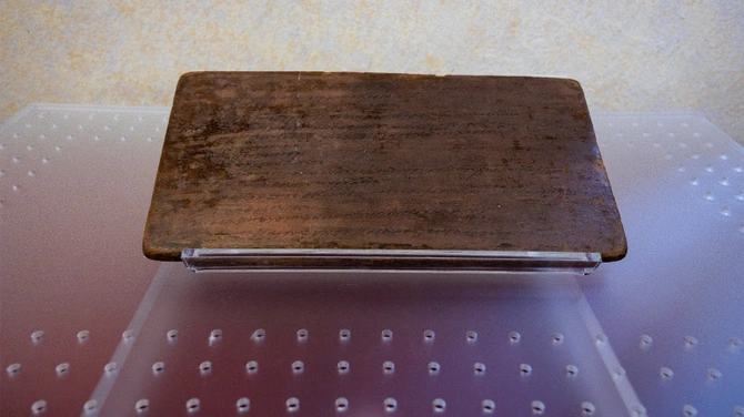 Mediolan: Credo na drewnianej tabliczce z VI wieku 