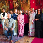 Tematem spotkania była moda z czasów funkcjonowania pałacu.