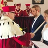 Ślubowanie studentów PWT na Ostrowie Tumskim.