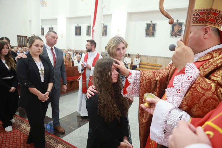 Bierzmowanie w Trzcianie koło Mielca