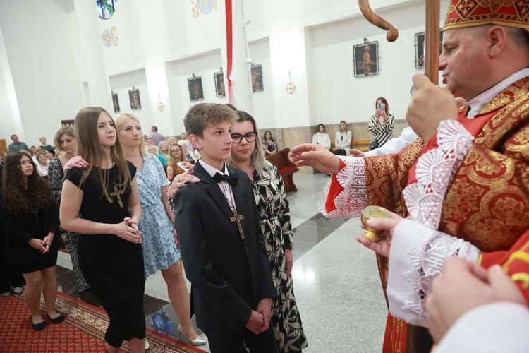Bierzmowanie w Trzcianie koło Mielca