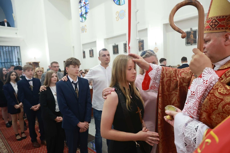 Bierzmowanie w Trzcianie koło Mielca