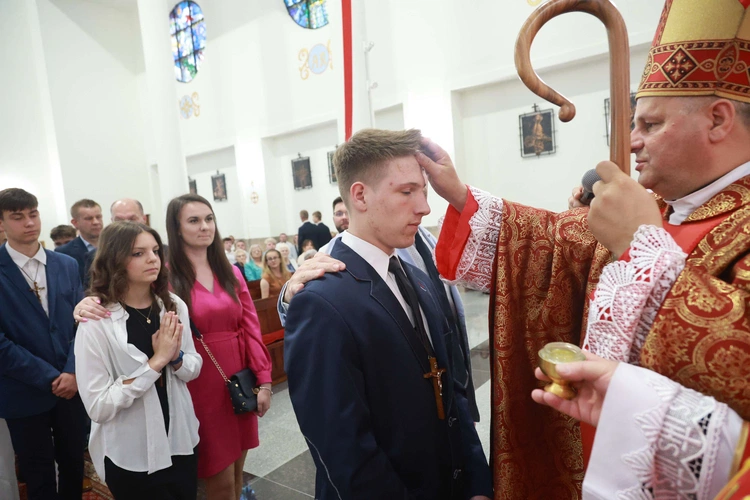 Bierzmowanie w Trzcianie koło Mielca