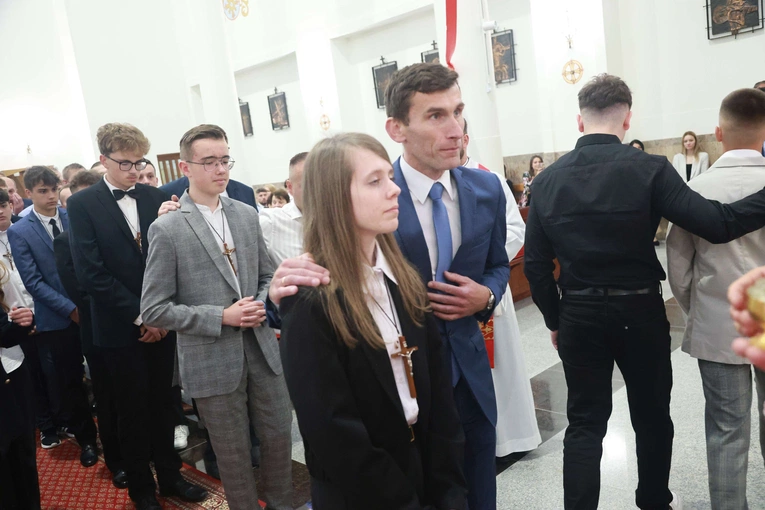 Bierzmowanie w Trzcianie koło Mielca