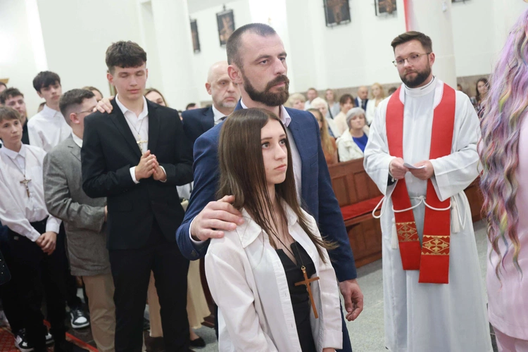 Bierzmowanie w Trzcianie koło Mielca