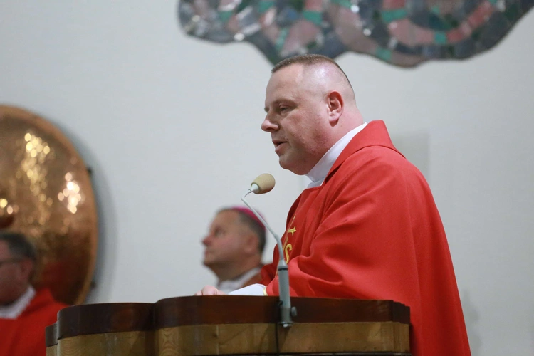 Bierzmowanie w Trzcianie koło Mielca