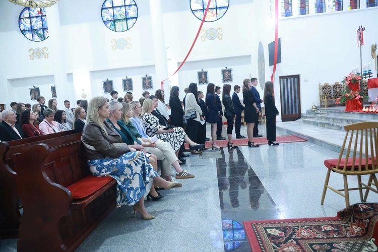 Bierzmowanie w Trzcianie koło Mielca