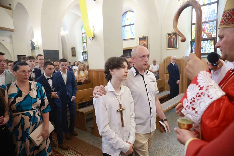 Bierzmowanie w Marcinkowicach