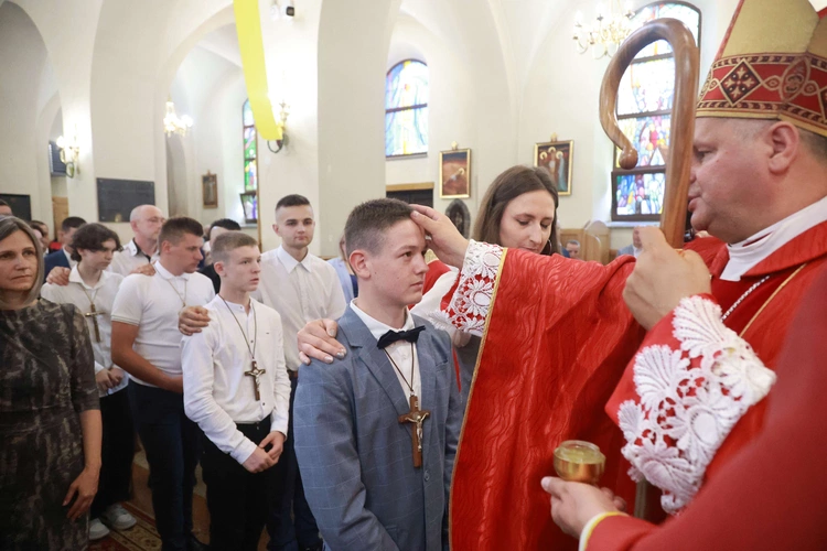 Bierzmowanie w Marcinkowicach