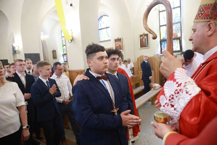 Bierzmowanie w Marcinkowicach