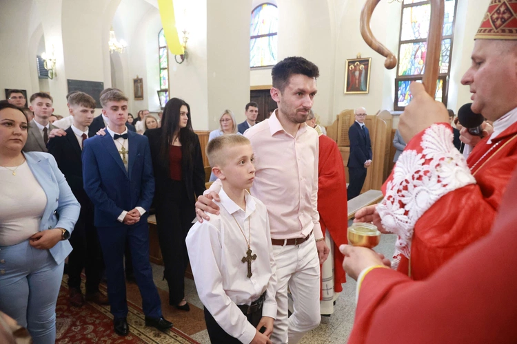 Bierzmowanie w Marcinkowicach
