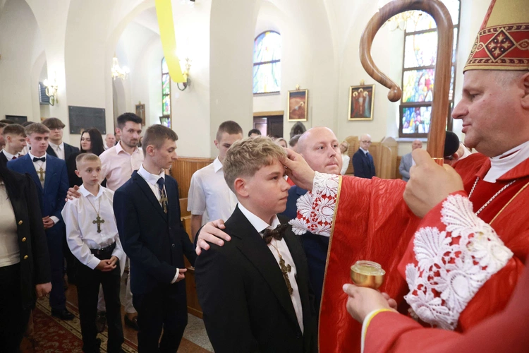 Bierzmowanie w Marcinkowicach