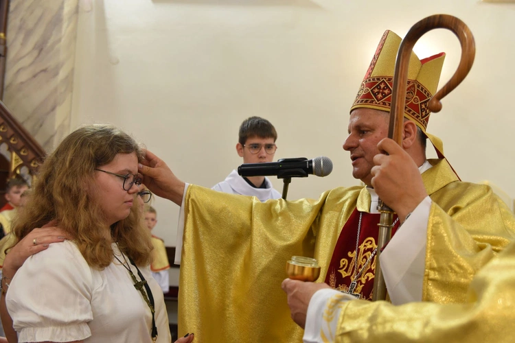 Bierzmowanie w Trzetrzewinie