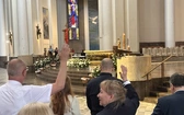 Wigilia Zesłania Ducha Świętego w katedrze Chrystusa Króla w Katowicach