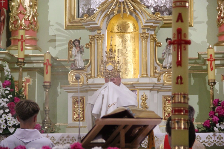 Łęg Tarnowski. Poświęcenie sztandaru ASHNSPJ