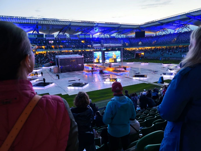Jezus na Stadionie Legii. Świadectwa