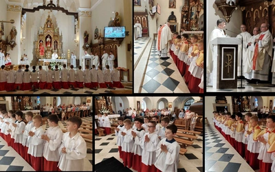 17 nowych ministrantów ma parafia Żegocina
