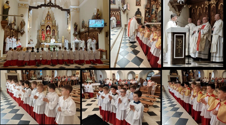 17 nowych ministrantów ma parafia Żegocina