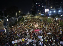 Protest w Tel Avivie