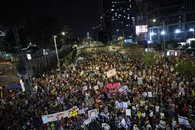 Protest w Tel Avivie