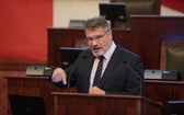 KEP w Katowicach. Biskupi w gmachu Sejmu Śląskiego