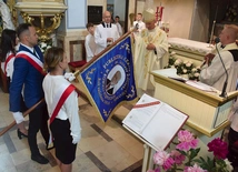 Bp Marek Solarczyk  na uroczystości.