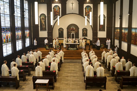 Msza św. KEP w Wyższym Śląskim Seminarium Duchownym