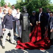 Odsłonięcie rzeźby Ewy Demarczyk nad Stawkiem Zamkowym