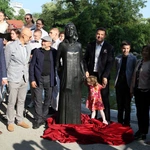 Odsłonięcie rzeźby Ewy Demarczyk nad Stawkiem Zamkowym