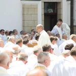 Pielgrzymka tarnowskich kapłanów do Tuchowa