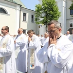 Pielgrzymka tarnowskich kapłanów do Tuchowa